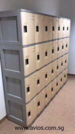 4-Tiers-ABS-Plastic-Lockers-M-Size-Keyless-Lock-Beige