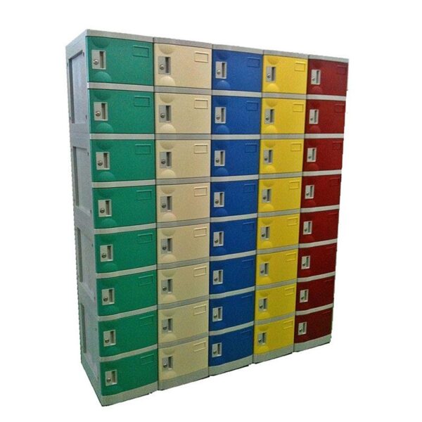 8 Tiers ABS Plastic Lockers