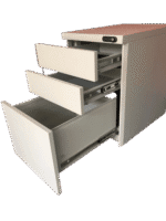 Keyless-Mobile-Pedestal-With-Combination-Lock-Drawer-Side-View
