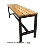 white-Avios Locker Room Bench