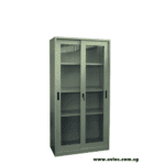 Full Height Glass Sliding Door Metal Cabinet - Image 10