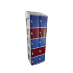ABS plastic lockers with slopping top