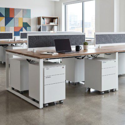 mobile pedestals use in offices and workplaces
