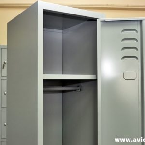 1 Tier Metal Steel Locker Top Internal Compartment