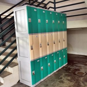 3 Tiers ABS Plastic Lockers L Size School Lockers