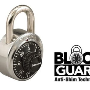 Masterlock Number Combination Padlock Block Guard Anti-Shim Technology