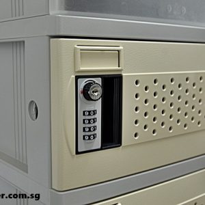 10 Tiers ABS Plastic Locker SSS Size Keyless Number Lock