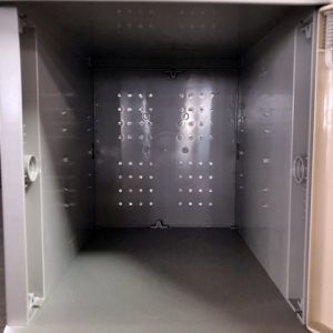 6 Tiers ABS Plastic Lockers SS Size Internal Compartment
