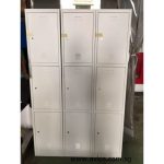 white-3 Tiers Steel Lockers - 2