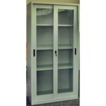 Full Height Glass Sliding Door Metal Cabinet - Image 5