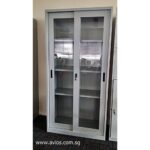 Full Height Glass Sliding Door Metal Cabinet - Image 6