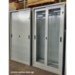 Full Height Glass Sliding Door Metal Cabinet - Image 8