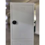 white-Metal Locker with Keyles Lock NK-4