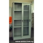 Full Height Glass Sliding Door Metal Cabinet - Image 2