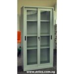 Full Height Glass Sliding Door Metal Cabinet - Image 3